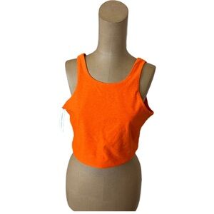NWT! Outdoor Voices Venus Crop Top Clementine Size Large